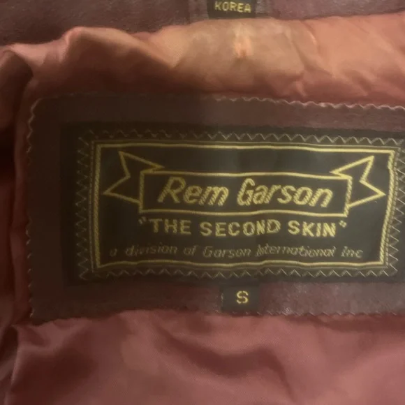 VINTAGE Rem Garson Deep Brown Pea Coat